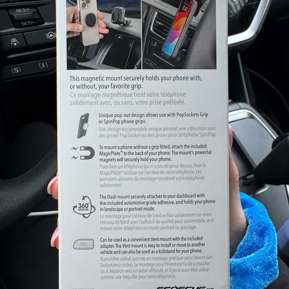 Scosche MagicMount Pop Magnetic Phone Mount - Black